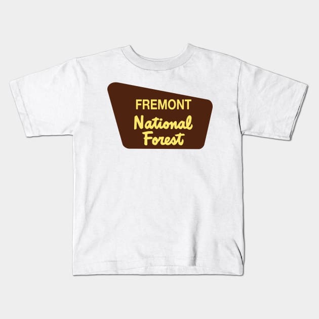 Fremont National Forest Kids T-Shirt by nylebuss